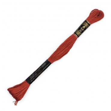 Moulinè special DMC 6 Capi Cotone per ricamo Mattone 3830