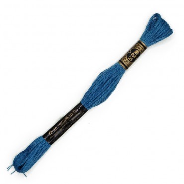 Moulinè special DMC 6 Capi Cotone per ricamo Azzurro 517