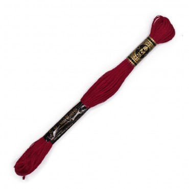 Moulinè special DMC 6 Capi Cotone per ricamo Vino 777