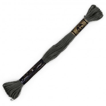 Moulinè special DMC 6 Capi Cotone per ricamo Grigio 535