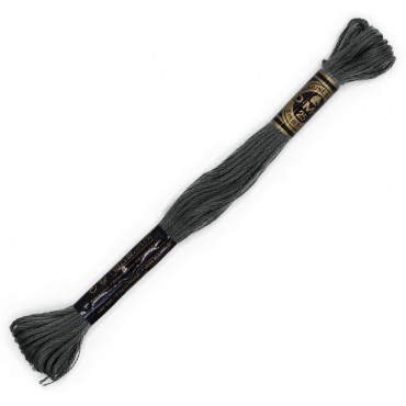 Moulinè special DMC 6 Capi Cotone per ricamo Grigio 413