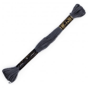 Moulinè special DMC 6 Capi Cotone per ricamo Grigio 317