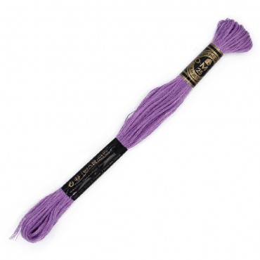 Moulinè special DMC 6 Capi Cotone per ricamo Lilla 209