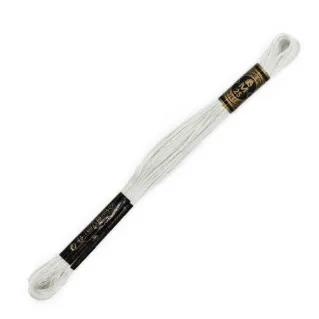 Moulinè special DMC 6 Cabos Algodón para bordado Bianco blanc