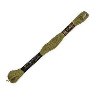 Moulinè special DMC 6 Cabos Algodón para bordado Verde oliva 370