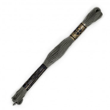 Moulinè special DMC 6 Capi Cotone per ricamo Grigio 645