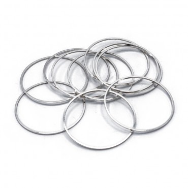 Cerchi in metallo nickel free per bijoux orecchini e acchiappasogni 