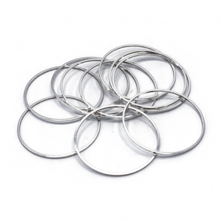 Cerchi in metallo mm40 pz10