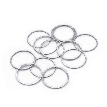 Cerchi in metallo nickel free per bijoux orecchini e acchiappasogni 