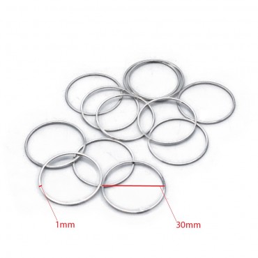 Cerchi in metallo mm30 pz10