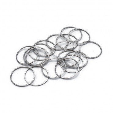 Cerchi in metallo mm25 pz10