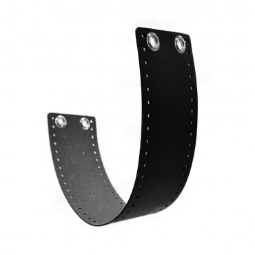 Set AlexQueenMini fascia ecopelle per borse 56x10cm Nero