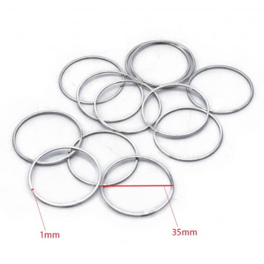 Cerchi in metallo mm35 pz10