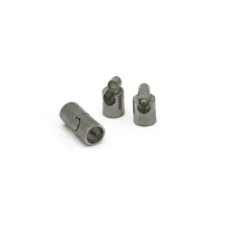 Fermoirs magnétiques Puzzle 20mm pour bijoux 2pcs Argento