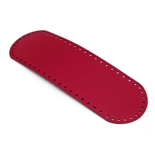 Oval Eco-Leather Bag Bottom 36X12 Made in Italy Magenta