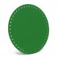 Base para bolso redonda de 23 cm para bolsos de ganchillo en ecopiel Verde | Tessiland