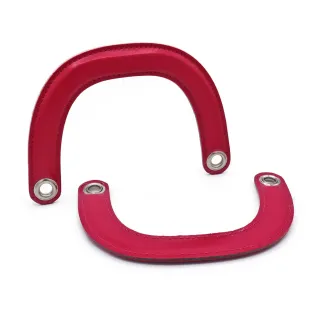 Dior Eco-Leather Reinforced Handles with Holes 2 pcs Magenta