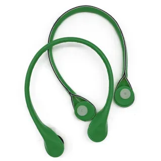 Asas estilo Obag con cierre de tornillo para bolsas medianas y grandes Verde