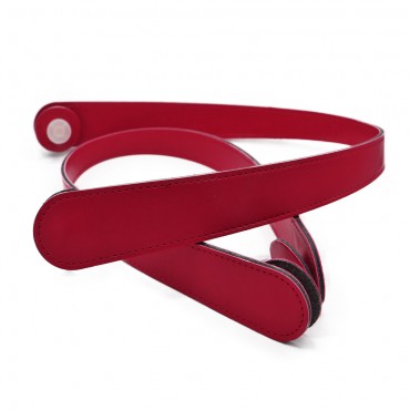 Manici Sahel in ecopelle con attacco a vite made in Italy Magenta