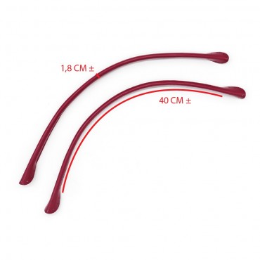 Crochet Handles for Bag in Eco-Leather Wave Tessiland Magenta