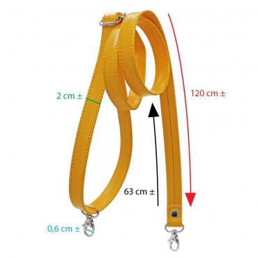 Sangle de sac Old Style Jaune pour créations au crochet | Tessiland