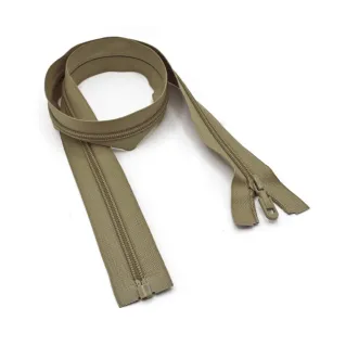 5 mm Nylon Spiral Zipper for Jackets and Cardigans 1 pcs Nocciola