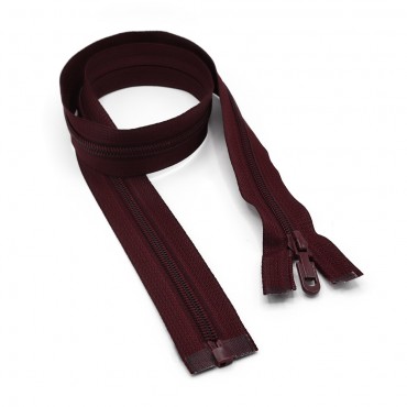 Lampo Zip divisibile 80 cm Bordeaux | Tessiland