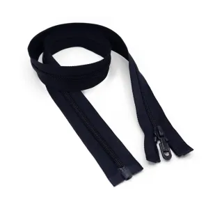 Zip Séparable en Nylon Spiral 5 mm pour Vêtements de Cardigan 1 pièce Navy