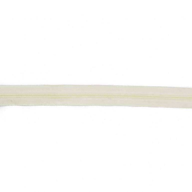 Zipper by the Meter White: Versatility for Creations | Tessiland