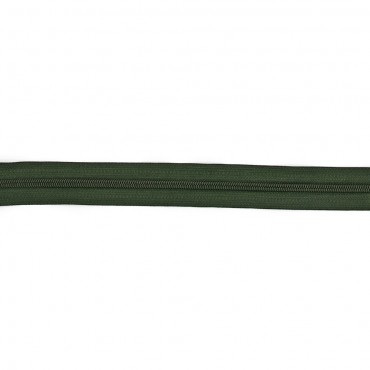 Cerniera Zip a Metraggio in Nylon per Borse e Cuscini 3m Militare