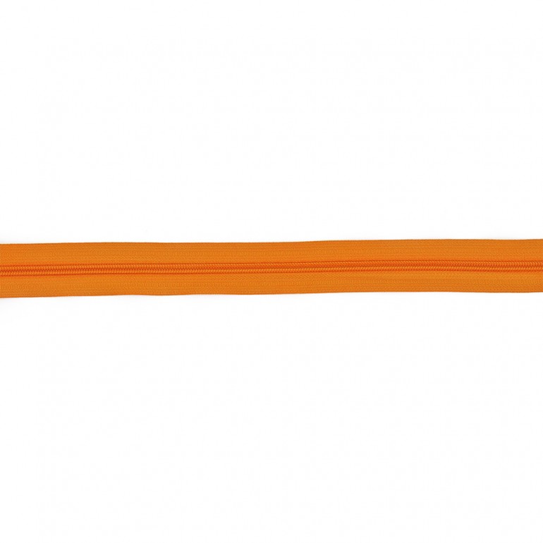 Zipper by the Meter Pumpkin: Versatility for Creations | Tessiland