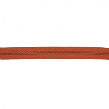 Zipper by the Meter Rust: Versatility for Creations | Tessiland