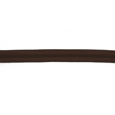 Zipper by the Meter Brown: Versatility for Creations | Tessiland