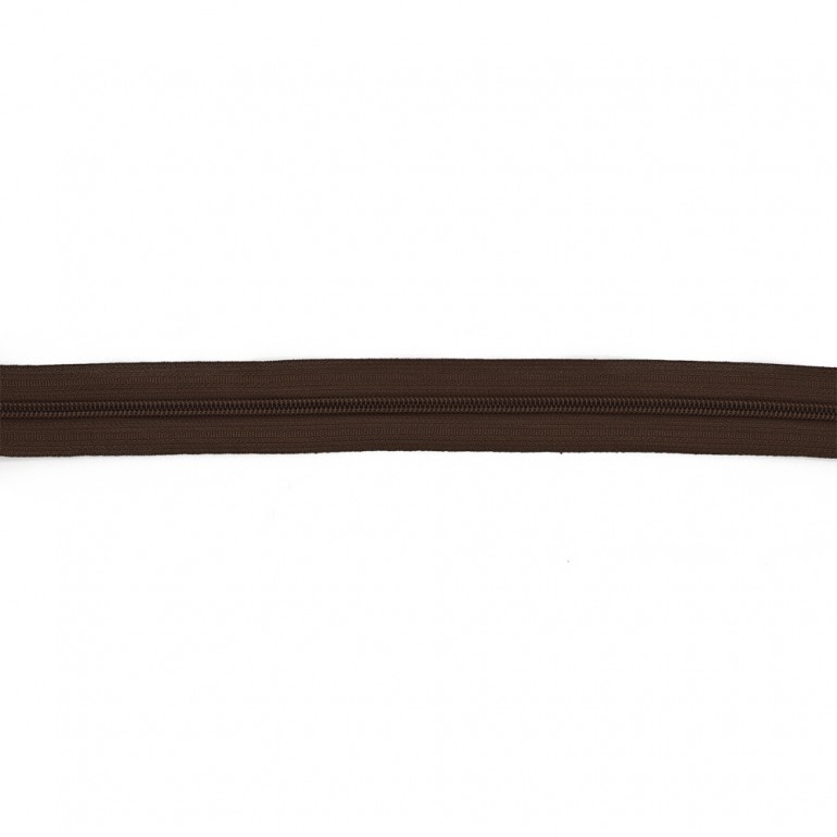 Zipper by the Meter Brown: Versatility for Creations | Tessiland