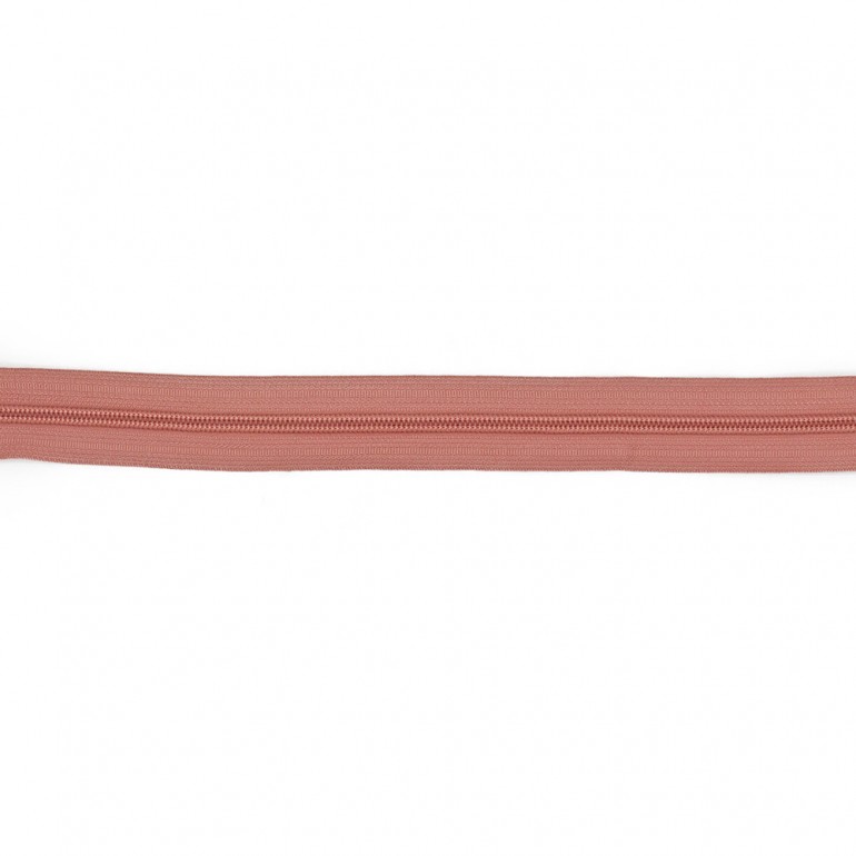 Zipper by the Meter Old Pink: Versatility for Creations | Tessiland