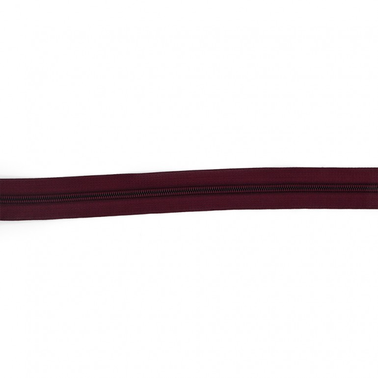 Fermeture Éclair au Mètre Bordeaux: Versatilité pour Créations | Tessiland