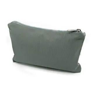 Ottoman Cotton Zipper Pouch Tool Holder Made in Italy Grigio