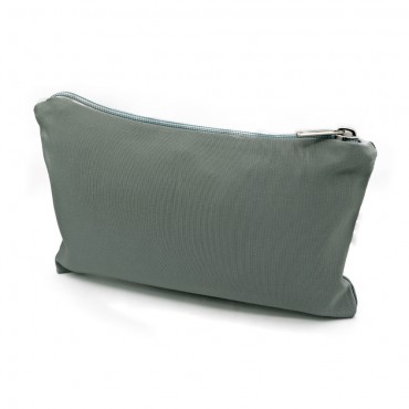 Pochette Ottoman Zip Grigio