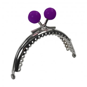 Chiusura clic clac Ball per portamonete Viola