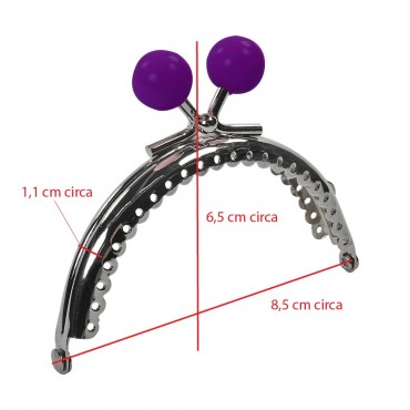 Clic Clac Ball cm 8,5x7 Viola