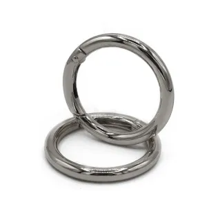 Spring Snap Hooks for Straps and Bag Handles Argento