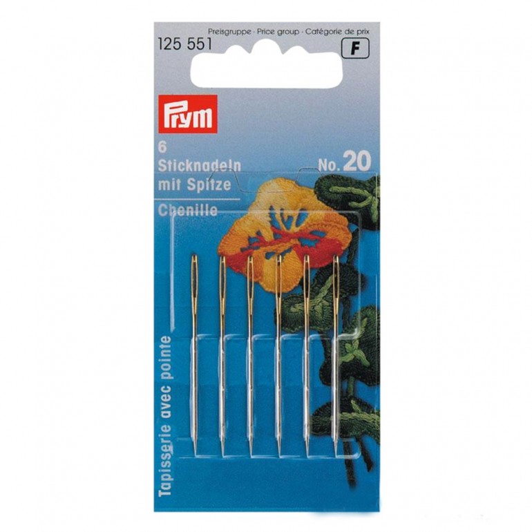 Wool Needles with Tip 20