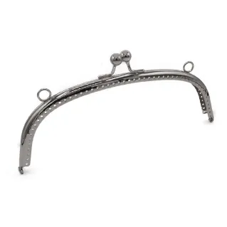 Arch Shaped Clasp Closure Nickel Free Argento
