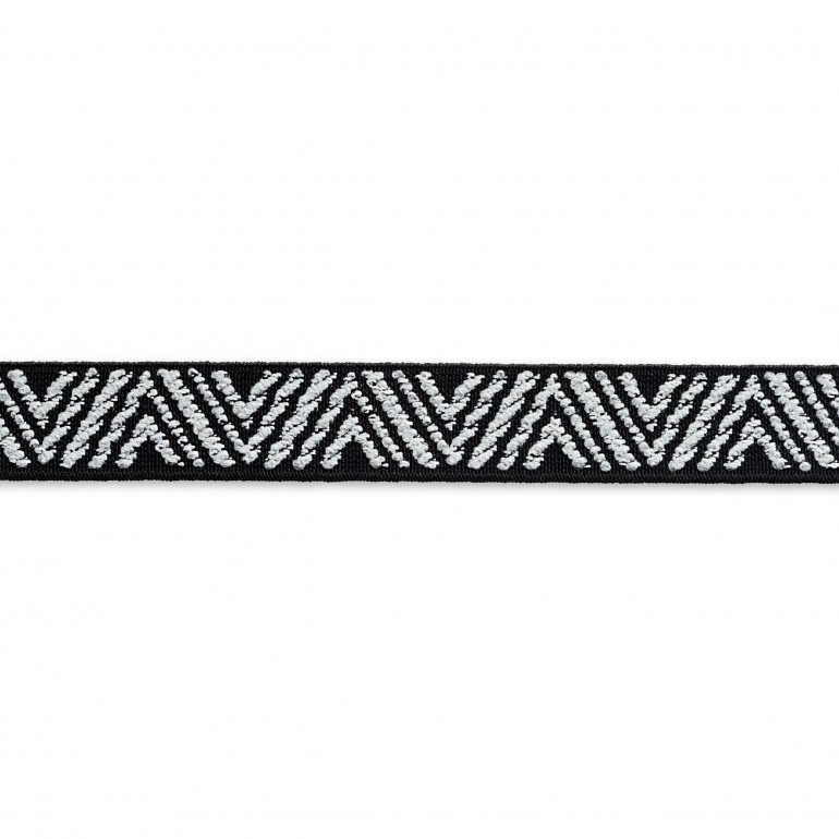 P-957460-Elasticolor-ZigZag-Nero Bianco-1mt