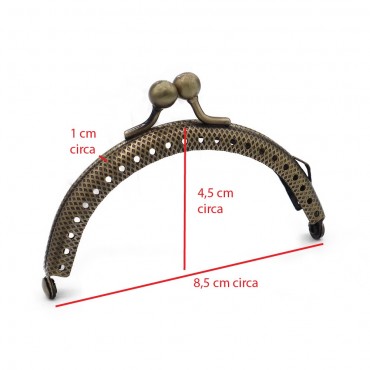 Clic clac for change purse Bronze