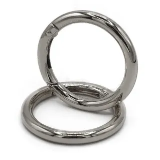 Spring Snap Hooks for Straps and Bag Handles Argento