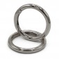 Carabiners GSilver Ring 40 mm 2 pcs for crochet bags | Tessiland