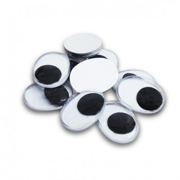 Moving eyes-self adhesive-amigurumi-20 mm-10 pieces