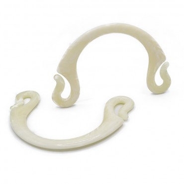 Pipoca crocheted bag handles marbled Cream| Tessiland