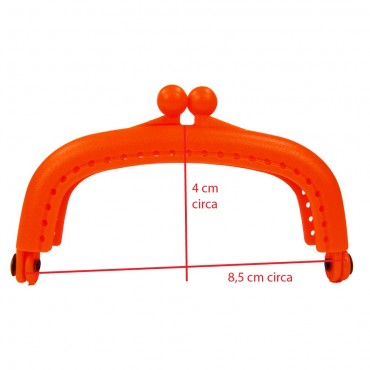 Boquilla para bolso Modern cm 8,5x4 Naranja